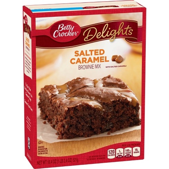 Picture of BETTY CROCKER SALTED CARAMEL BROWNIE 430GR
